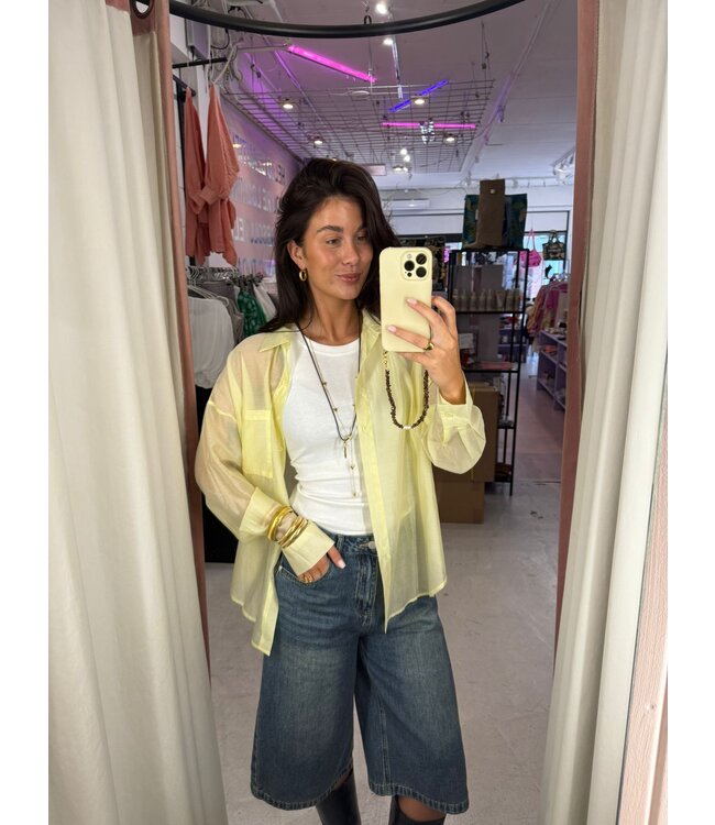Ruby Blouse - Soft Yellow