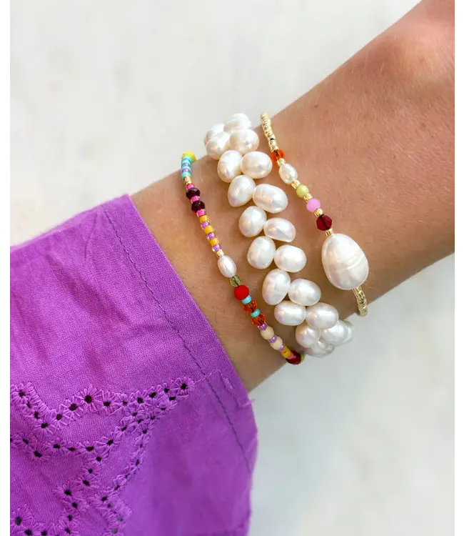 Pearl Petal Bracelet