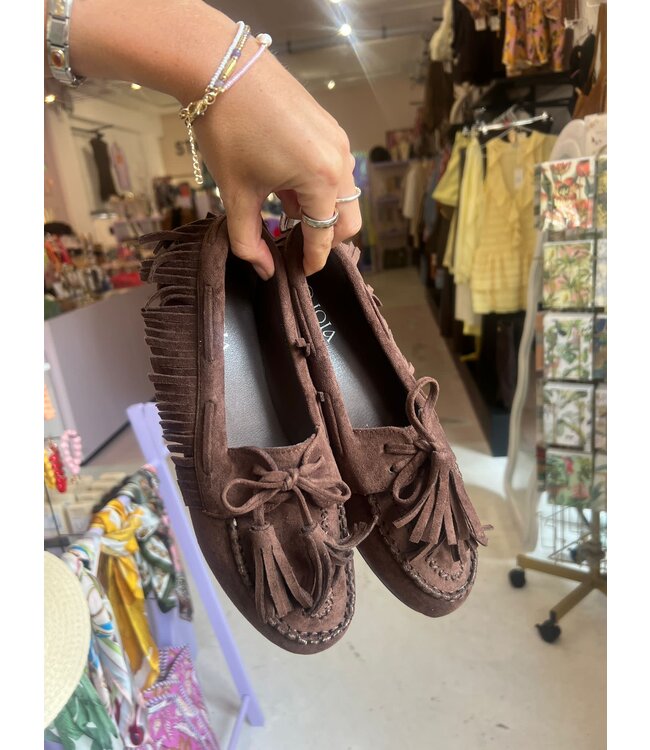 Joia Moccasins -Brown