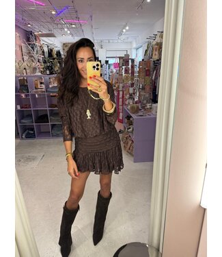 Macy Dress - Brown