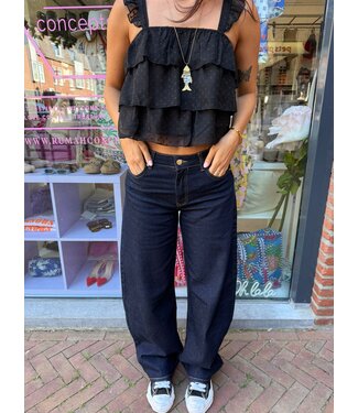 Rivv Balloon Jeans - Dark Blue