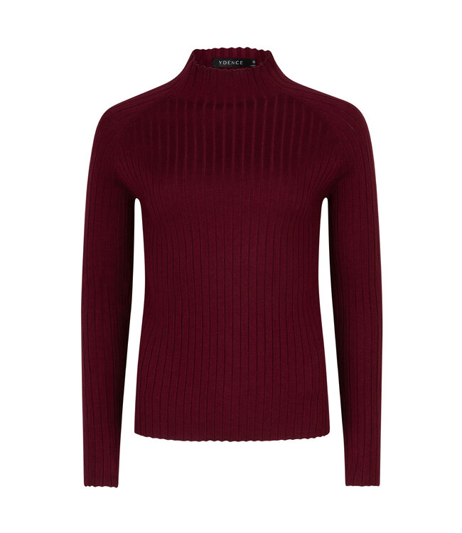 Ydence Knitted Top Kit - Burgundy