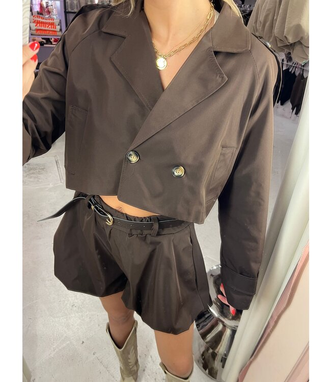 Charly Trenchcoat Jacket - Brown