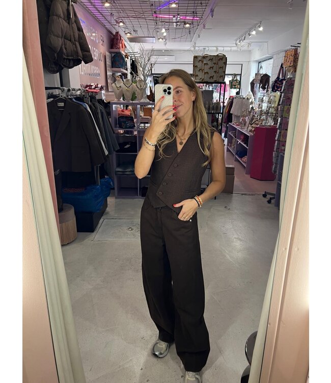 Feel Barrel Jeans - Brown