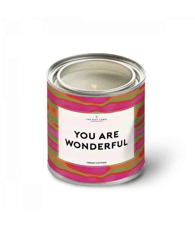 The Giftlabel Candletin - You Are Wonderful