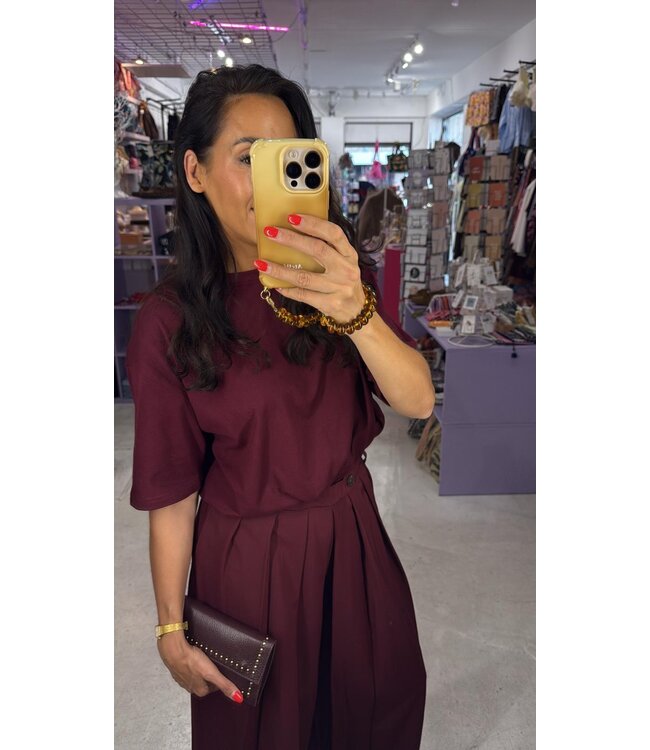 Siena Pants - Burgundy