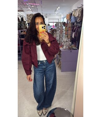 Susie Barrel Jeans - Medium Blue