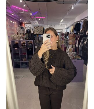 Demi Knit - Brown