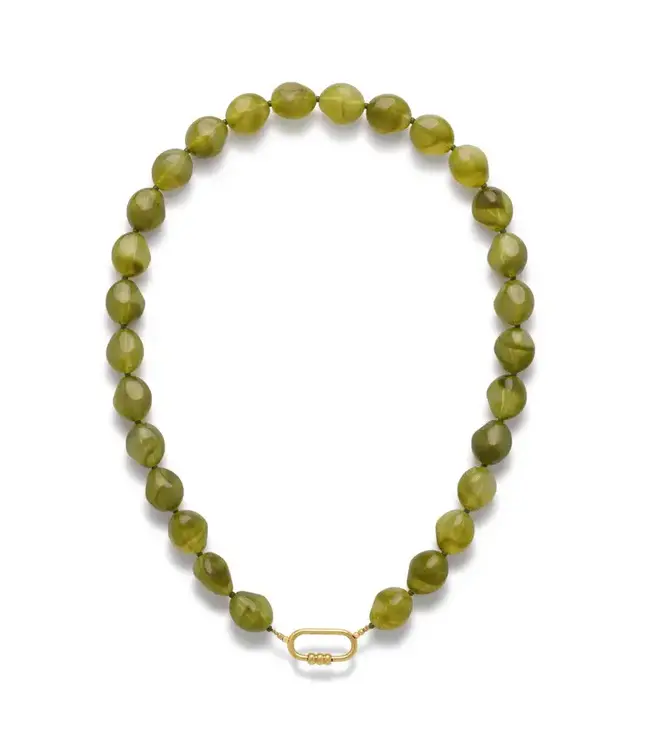 Green Nugget Necklace