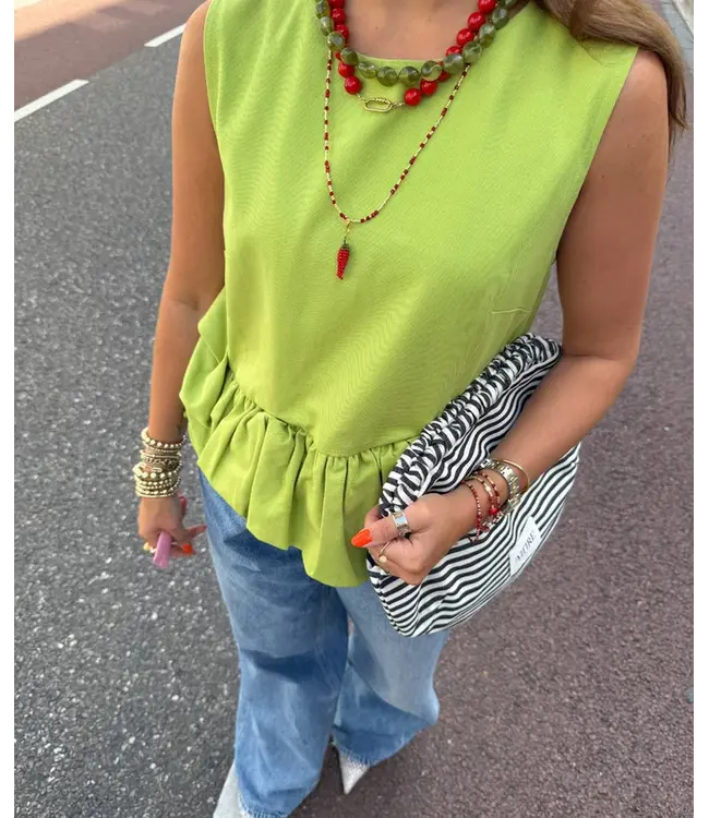 Green Nugget Necklace