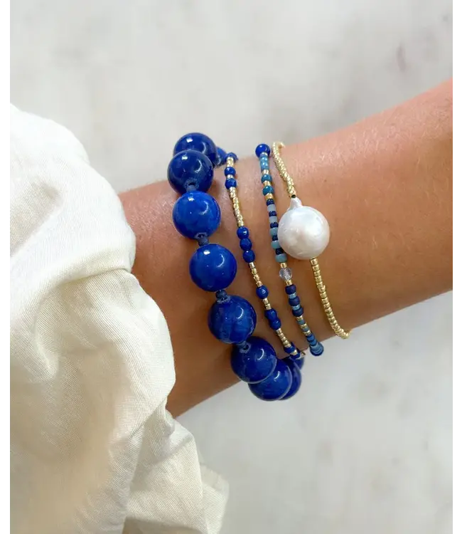 Navy Bold Bracelet