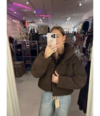 Rowan Teddy jacket - Brown