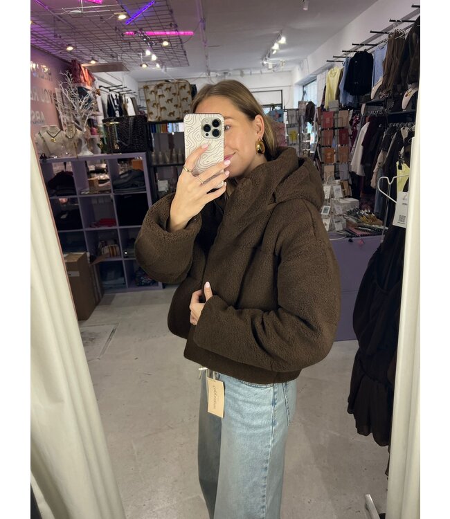 Rowan Teddy jacket - Brown