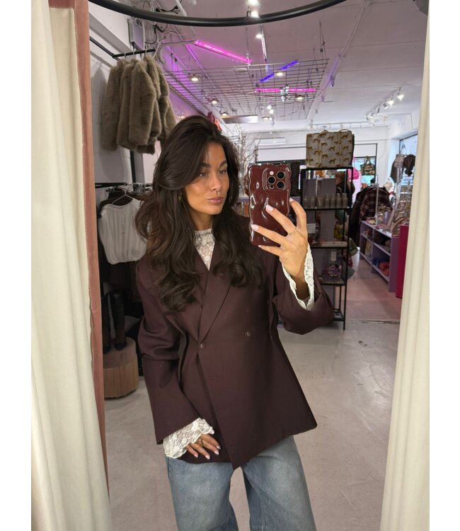 Linde Blazer - Burgundy