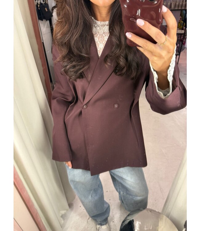 Linde Blazer - Burgundy