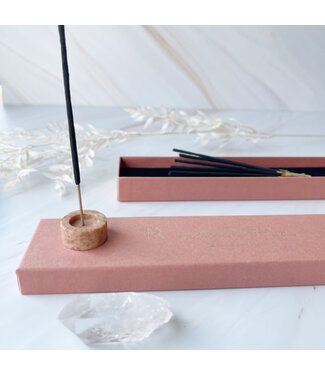 ROCKSTYLE Wierook & gemstone giftbox: Gold edition