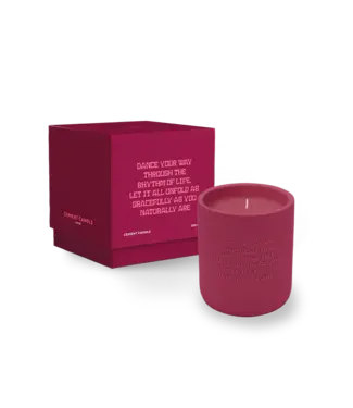 The Giftlabel Cemented Candle - STUDIO - Dance Your Way