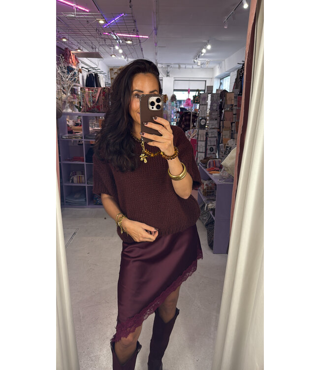 Mely Dress - Burgundy