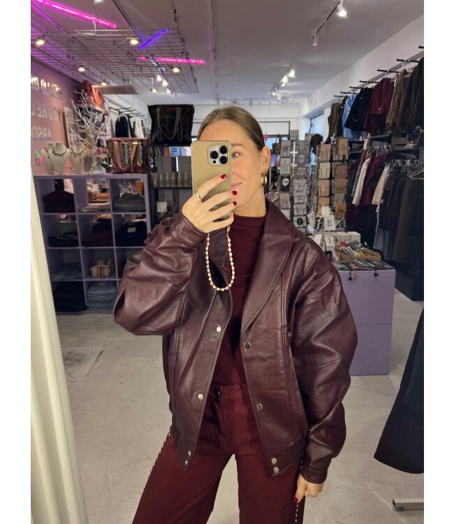 Rosie Jacket - Burgundy