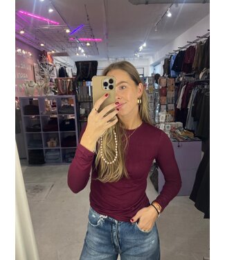 Rosalie Longsleeve - Bordeaux