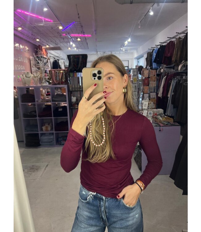 Rosalie Longsleeve - Bordeaux
