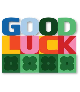 The Giftlabel Cut-Out Cards - Good Luck