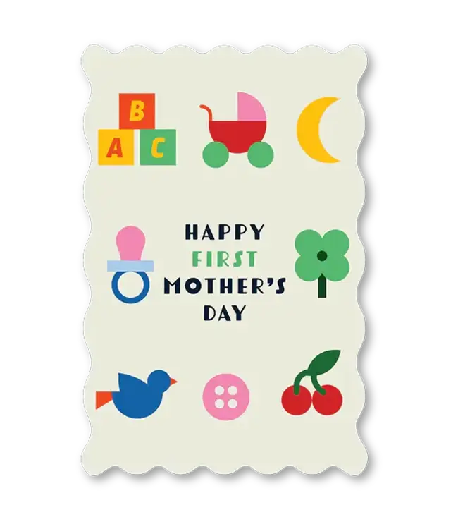 The Giftlabel Cut-Out Cards - Happy First Mother's Day