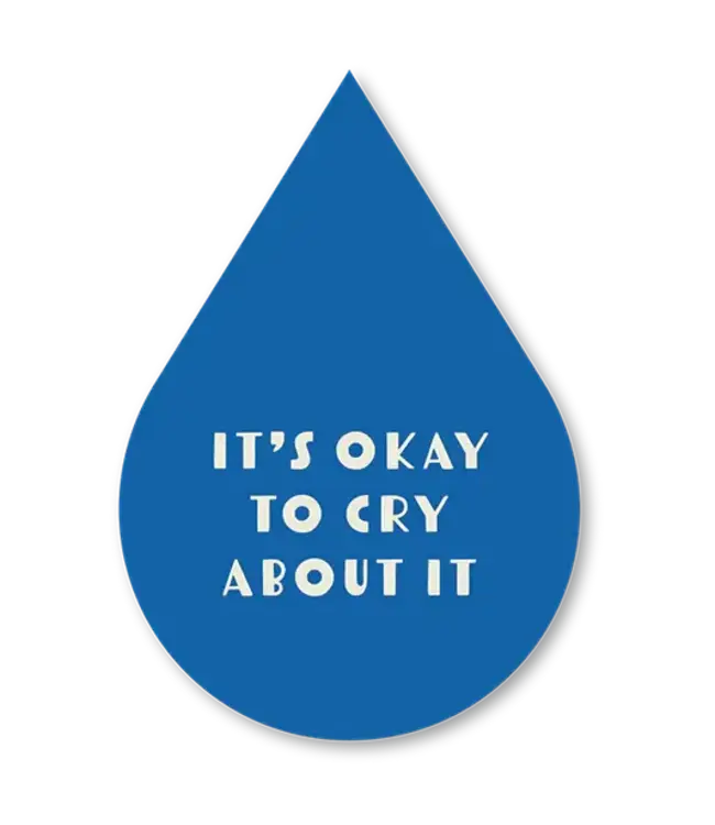 The Giftlabel Cut-Out Cards - It's Okay To Cry About It