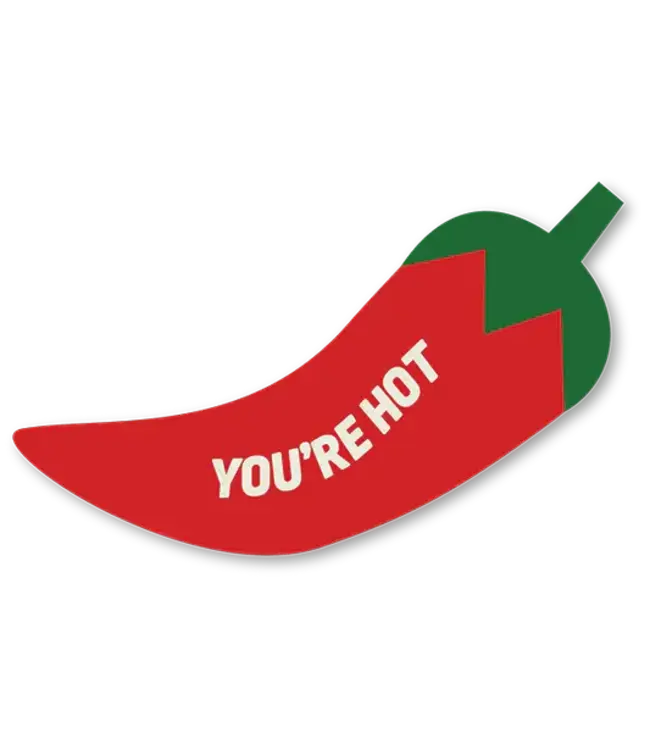 Cut-Out Cards - You're Hot