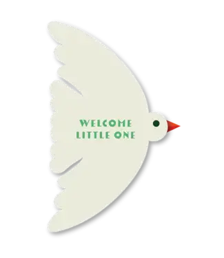 The Giftlabel Cut-Out Cards - Welcome Little One