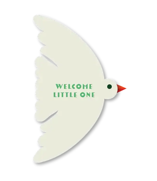 The Giftlabel Cut-Out Cards - Welcome Little One