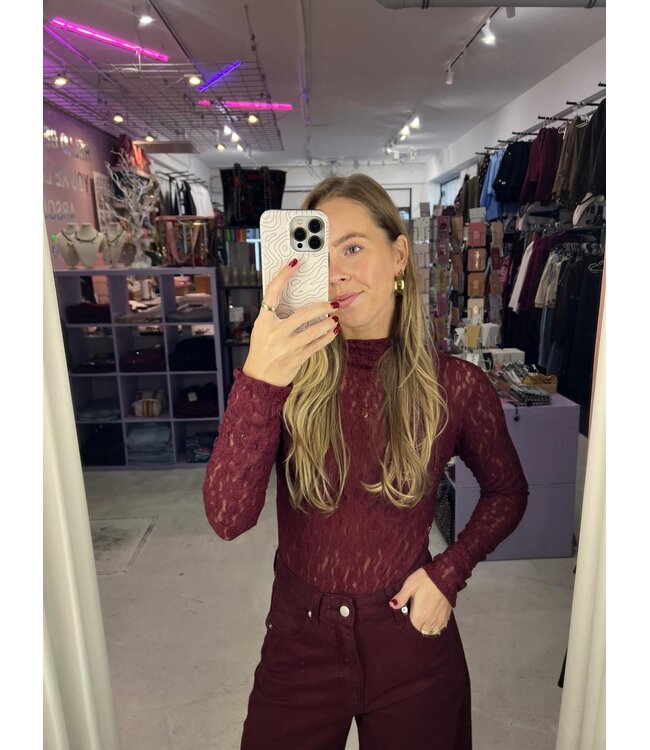 Nala Lace Body - Bordeaux