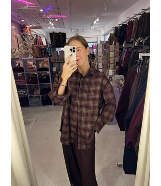 Flamant Sparkle Blouse - Bordeaux