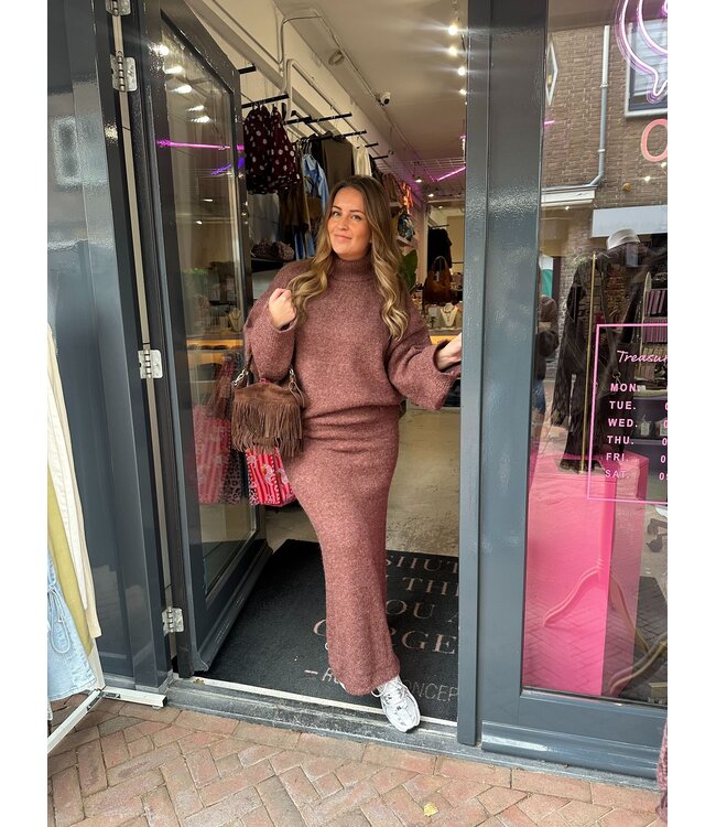 Knitted Skirt Eveline - Mocha