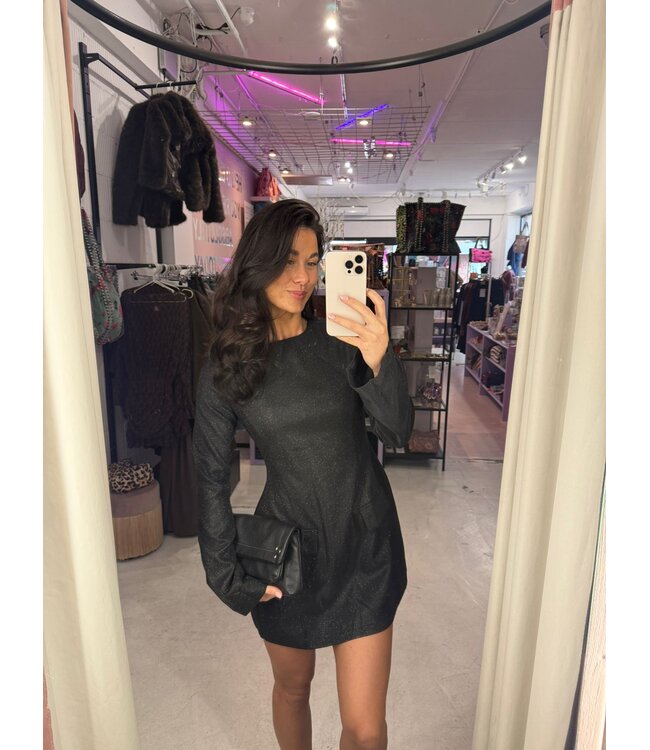 Beau Dress - Black Sparkle