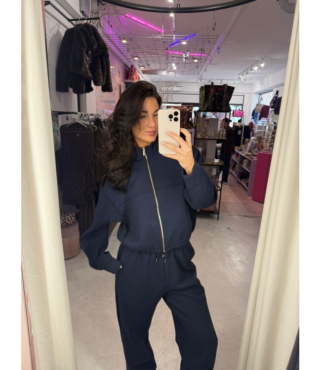 Lena  Cardigan - Navy