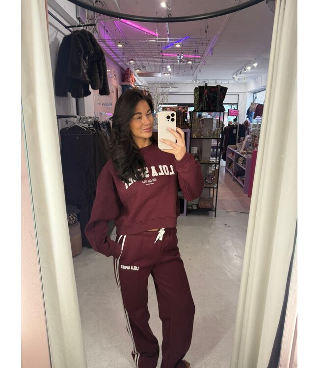 Jade Sweater - Cherry Red