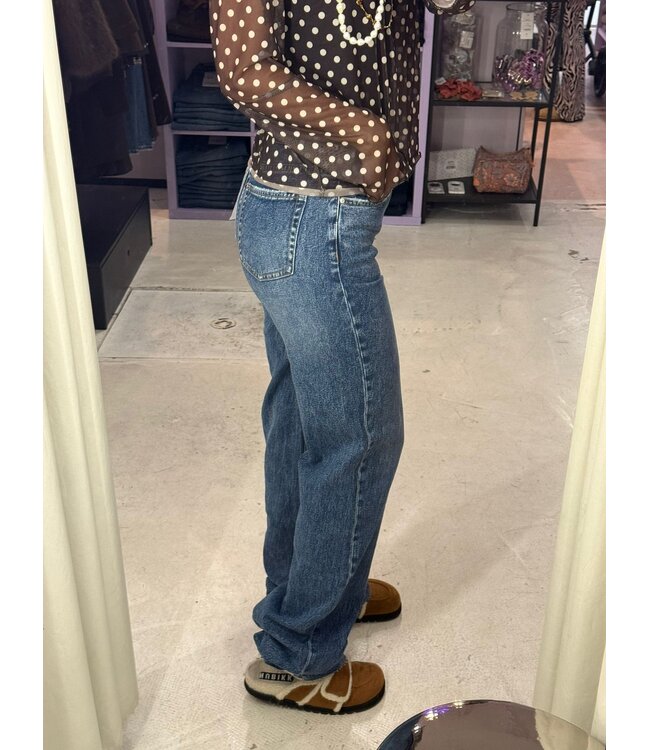 Fray Wide Leg - Blue Extra Tall