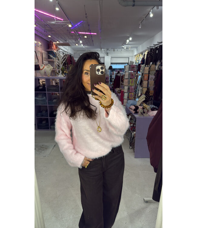 May Fluffy Knit - pink