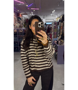 Cloud Nine Cardigan - Brown/Beige