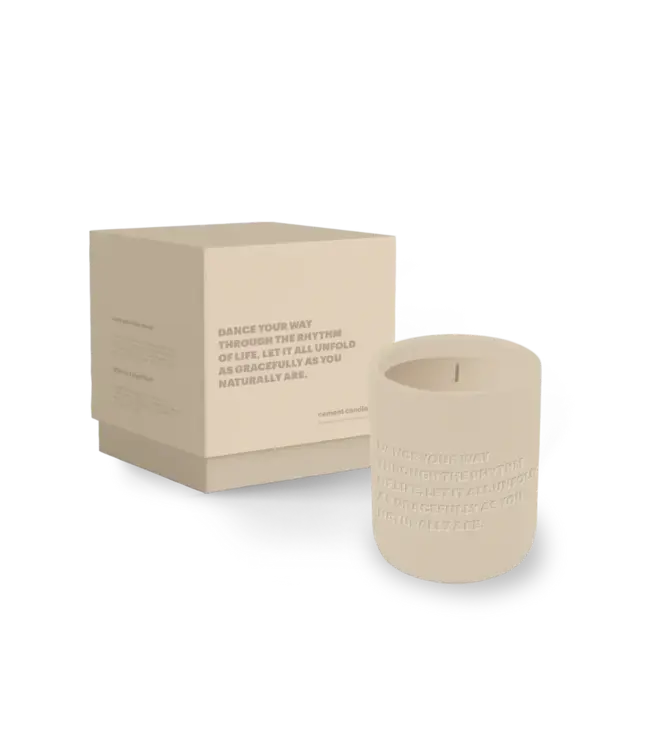 Cemented Candle Big - STUDIO - Dance your way