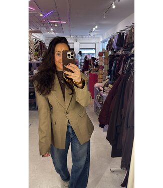 Signature Blazer - Mocha Mousse