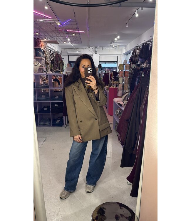 Sclupt Blazer - Mocha Mousse