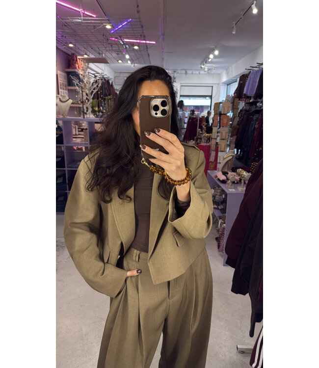 Kiki Blazer - Mocha Mousse