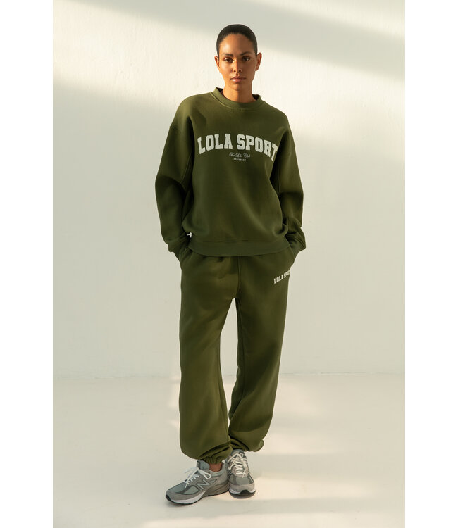 The Lola Club Jayla Pants - Army Green