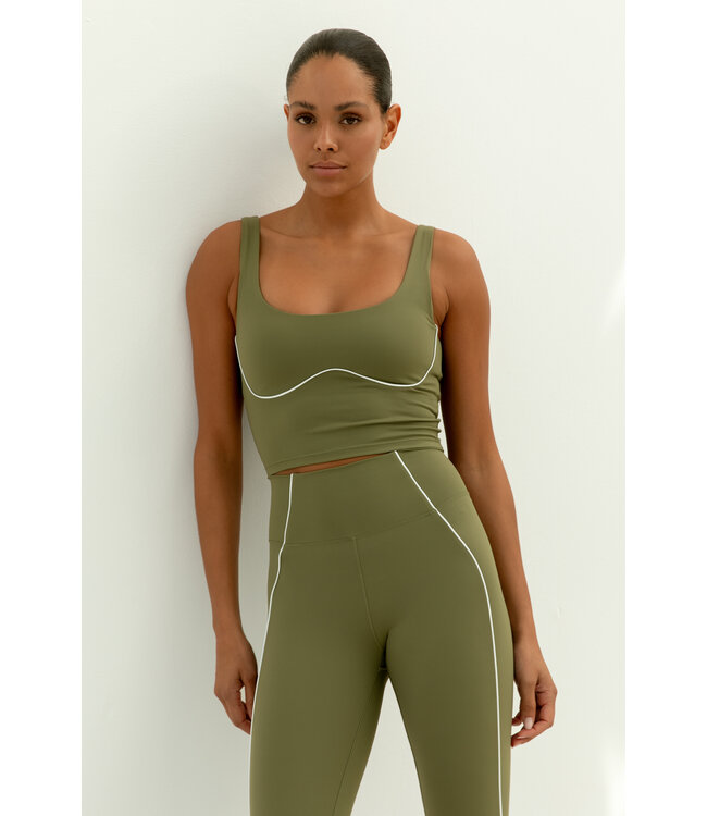 Alma Top - Army Green