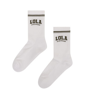 The Lola Club Lola Socks - Army Green