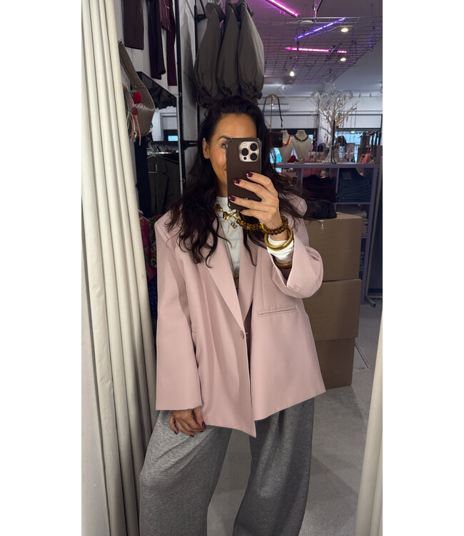 Camila Blazer - Soft Pink