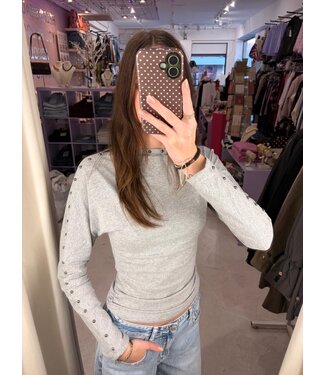 Studs Longsleeve - Grey