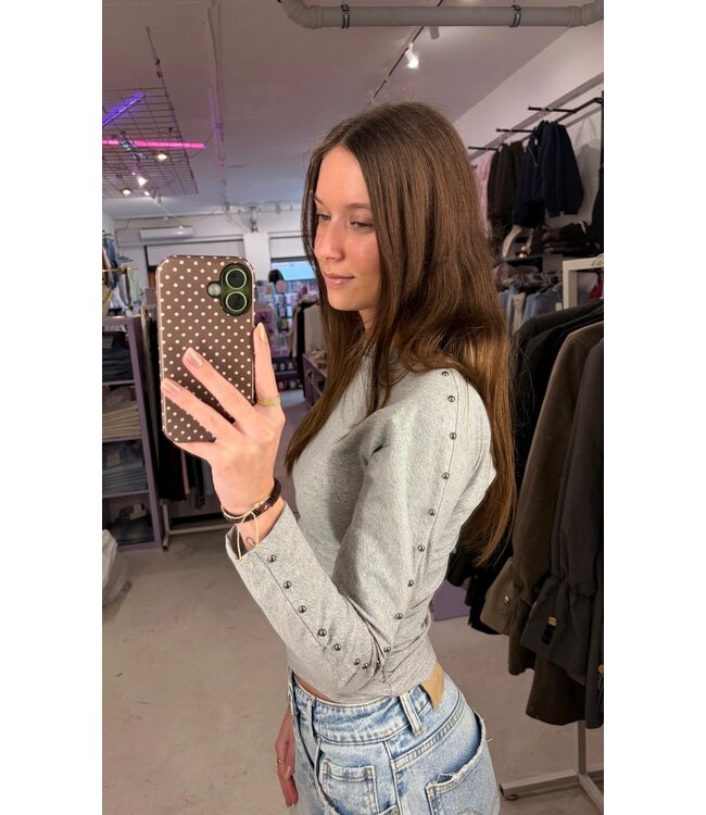 Studs Longsleeve - Grey